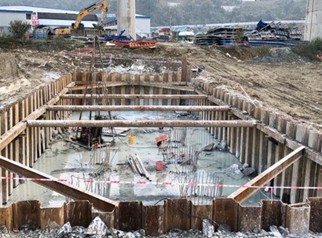 宜昌拉森鋼板樁施工案例